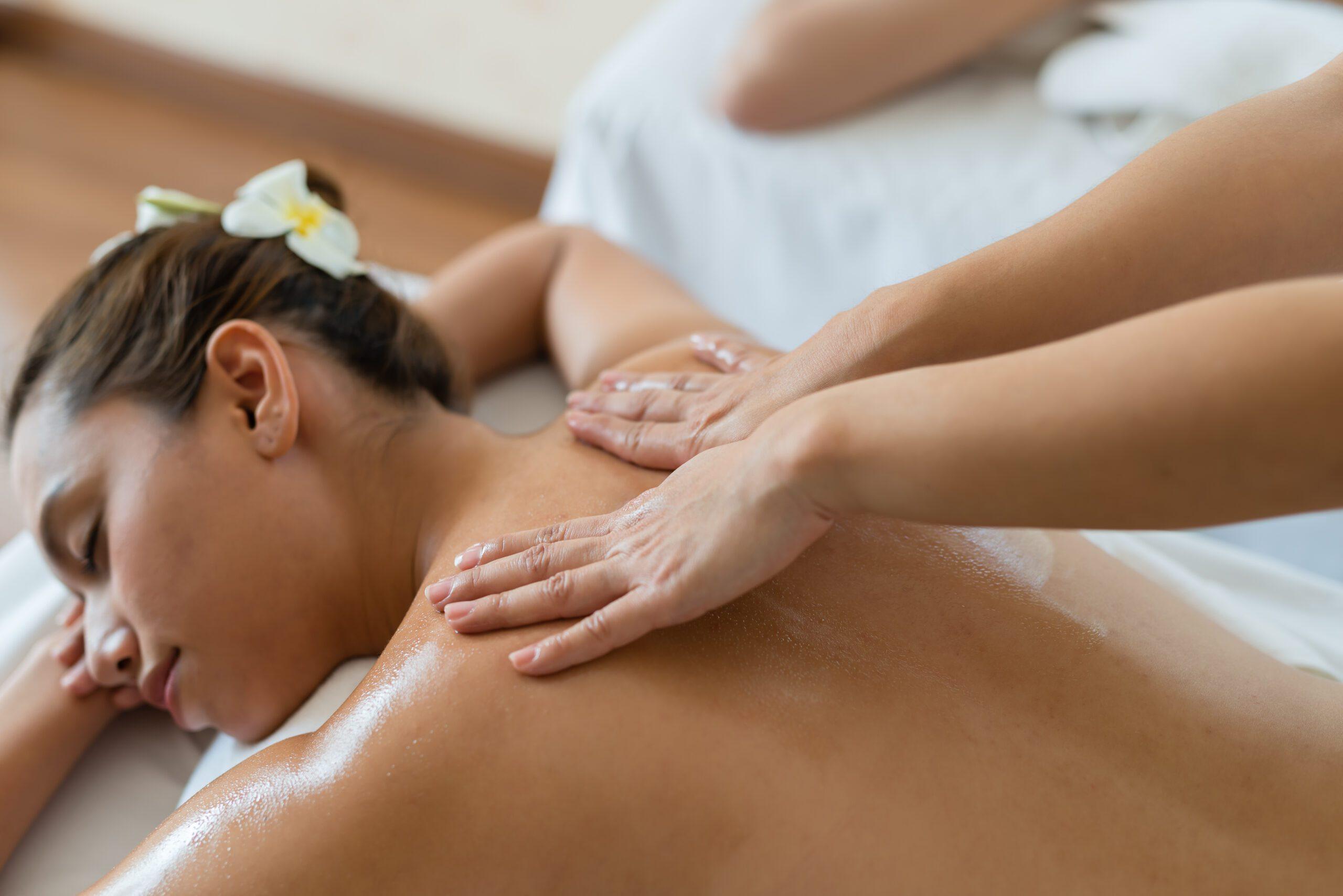 spa and beauty section towel and buddha image
